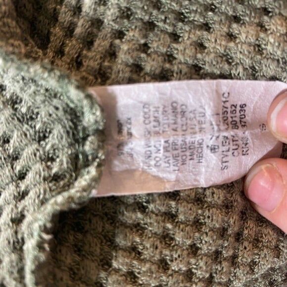 Lazy Sunday Waffle Tunic Top - Picture 4 of 5